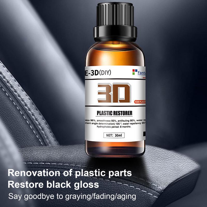 30ml Long Lasting Interior Restorer Coating Trim Restorer User Friendly Protective Car Restoring Liquid For Truck SUV RV