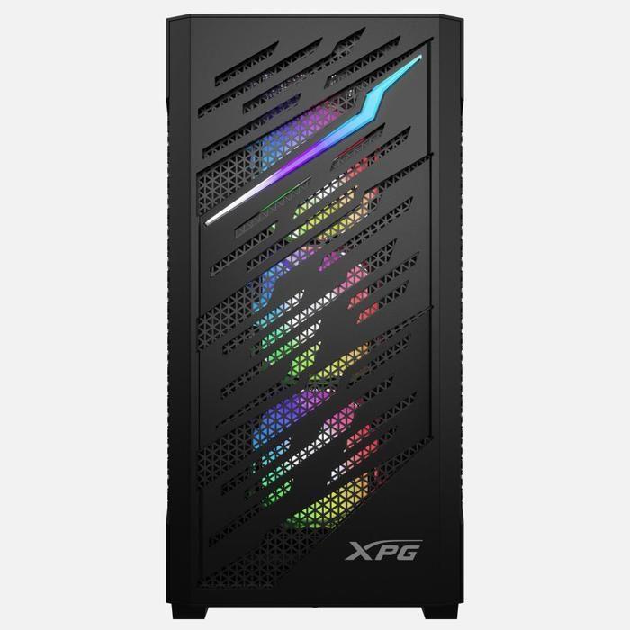 Boîtier PC - ADATA - Starker Air BTF - Noir - E-ATX - 4 Ventilateurs ARGB - Verre Trempé