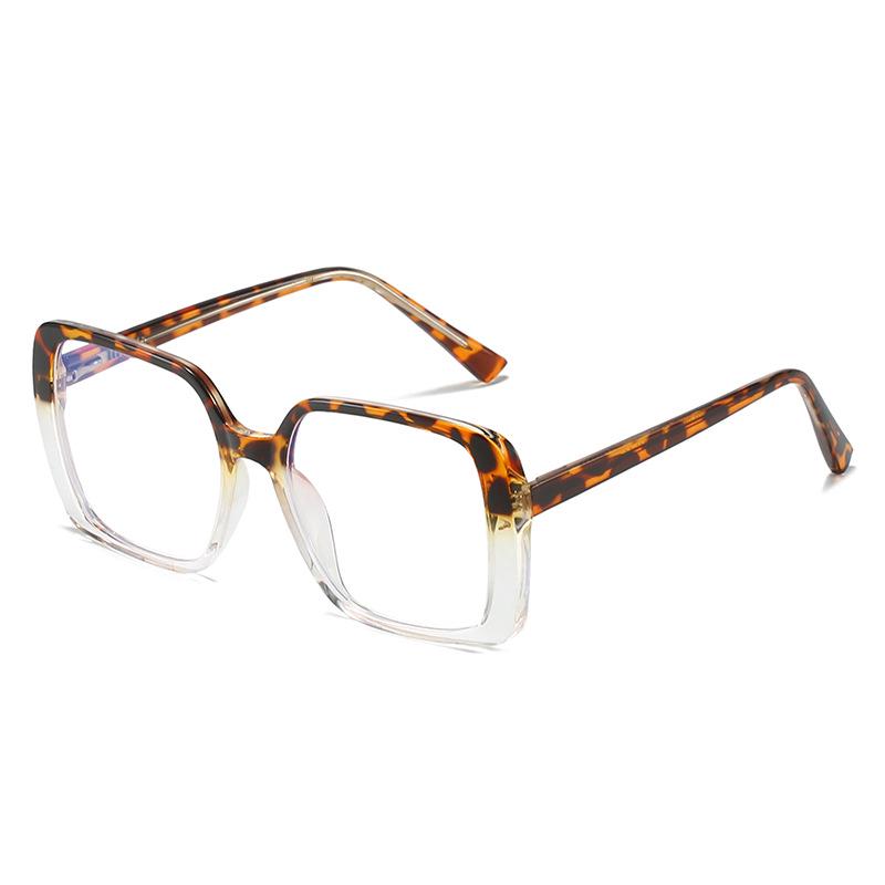 Women's Trendy Large Frame Anti-Blue Light Glasses - Cross-Border Myopia Douyin Style