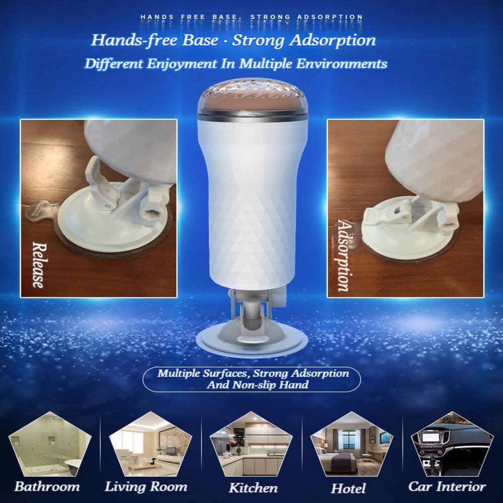 Suction Cup Masturbator For Men Sex Toy Silicone Artificial Vagina Realistic Pussy Pocket Penis Masturbation Cup Adult Games Toy