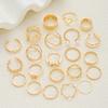 83pcs Elegant Pearl Geometric Earrings Necklace Bracelet Ring Jewelry Set For Women Heart Butterfly Star Daily Party Jewelry New