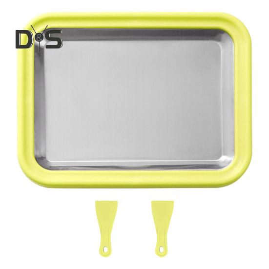 

Машина для приготовления мороженого со скребками, большая нержавеющая стальная емкость для заморозки йогурта, неэлектрическая ручная машина для домашнего джелато и сорбета, подходит для стандартных размеров A зелёный