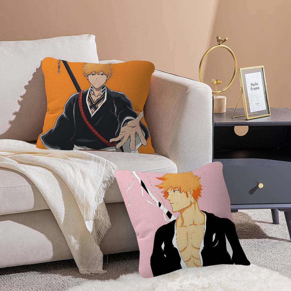 Kurosaki Ichigo Pillow Cover Design Cushion Cover Decor Holiday Decorati