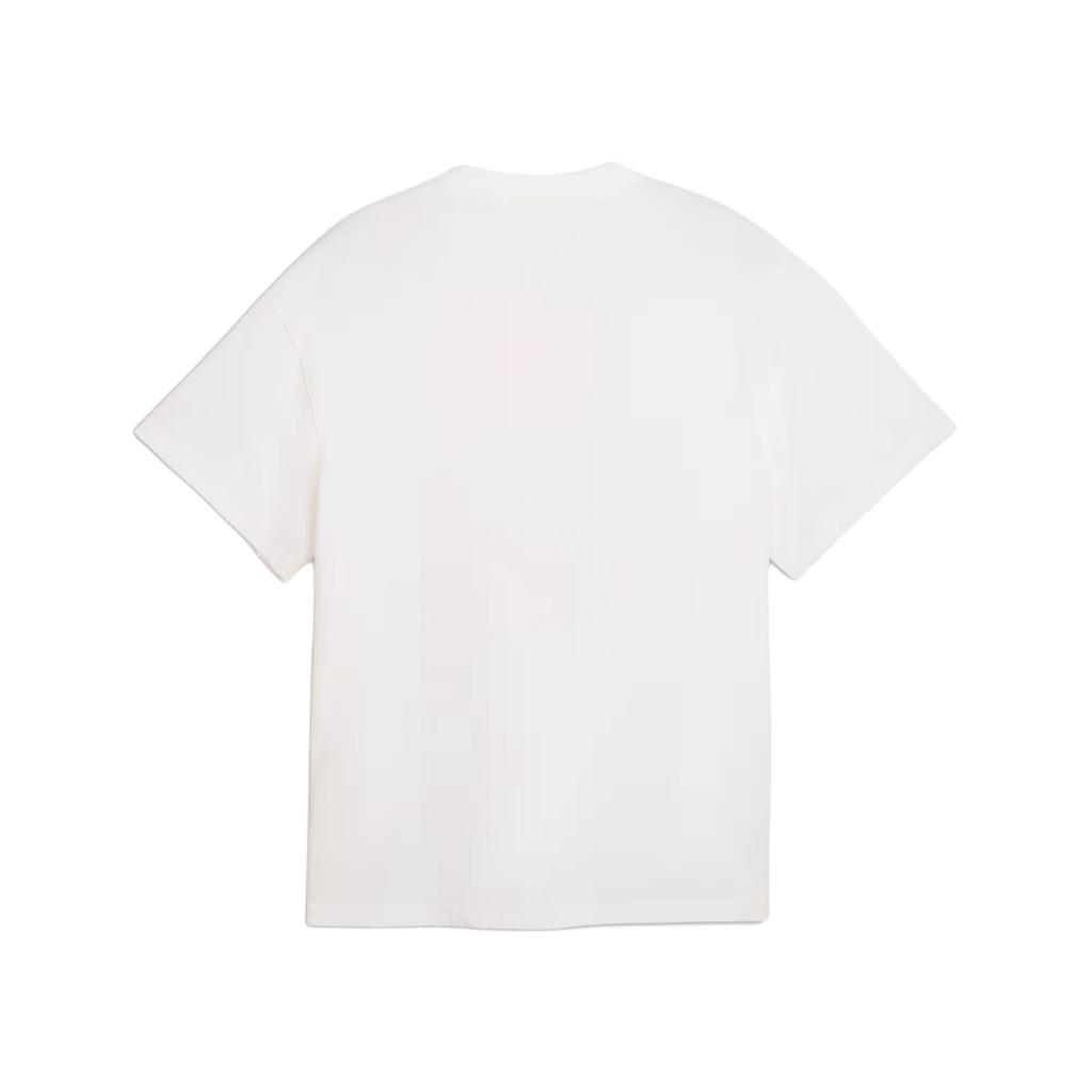 Puma Men's White Crew Neck T-Shirt With Pink Sports Car Print And Fast & Furious Logo 637899-01