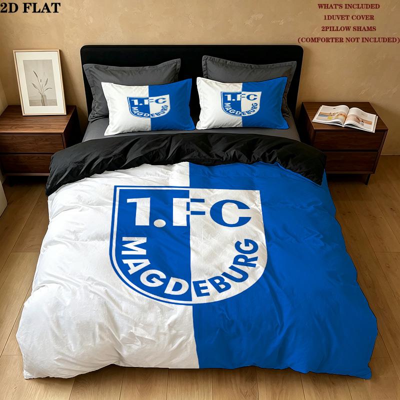 1 Fc Magdeburg Pattern Bedding Quilt