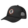 DBZ Kanji Print Pure Black Mesh Baseball Caps Unisex Adjustable Sun Hats Summer Breathable Snapback Hat Trucker Hats