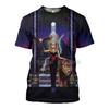 Men's Egyptian Totem 3D Printed T Shirt Summer Funny Retro Mystery Ancient Horus Harajuku Short Sleeve Streetwear