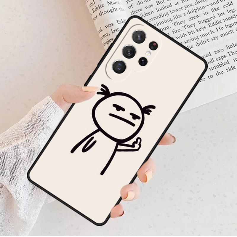 Cartoon Pretty People Phone Case For Samsung Galaxy S25 S23 S30 S8 S21 S20 FE S24 S22 Note 10 20 S8 Plus lite Ultra
