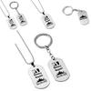 Keychain Fortnite Key Ring Ornaments Fashion Necklace Toy Game Necklace Pendant