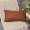 Premium Faux Distressed Leather Cushion Cover Handmade Pillow Case Sofa Bed