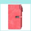 Crossborder Style Ladies Long Wallet With Solid Color Design And Letter Print