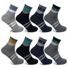 [Arnold Palmer] Anti-Twist Men's Casual Socks Mid-Length 8 Pairs AP5171 Cotton Socks