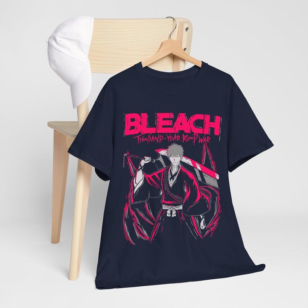 Byakuya Kuchiki TShirt Bleach Shirt Unisexga Strip Anime Graphic gift Tee sell M