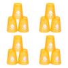 12Pcs/Pack Stacked Cups Anti-deformed Hands-on Skills ABS Useful Adults Kids Sport Stacking Battles Game for Athletics