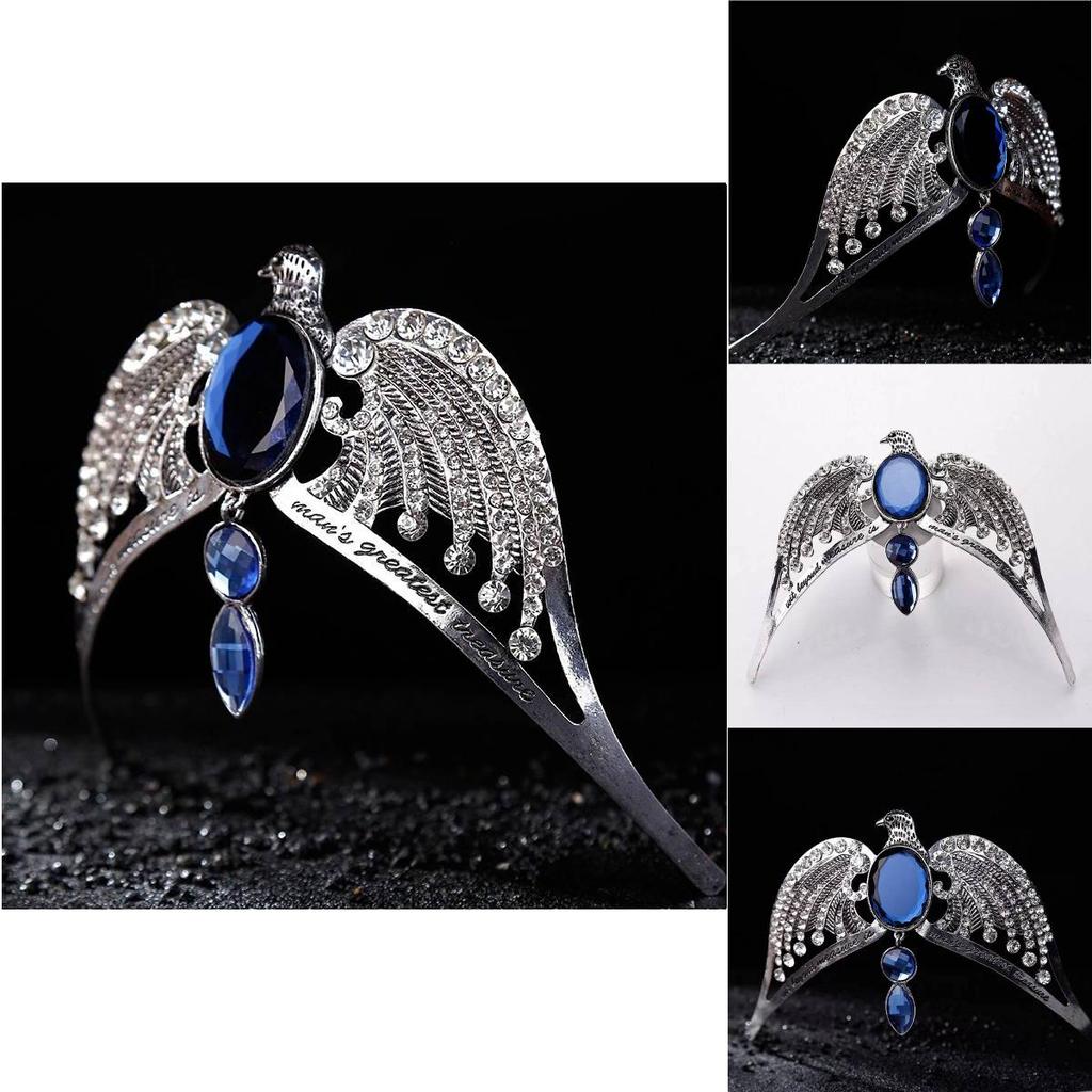 Prachtige Metaalkroon Geïnspireerd op een Arend Voor Ravenklauw Fans Perfect Voor Harry Potter Liefhebbers