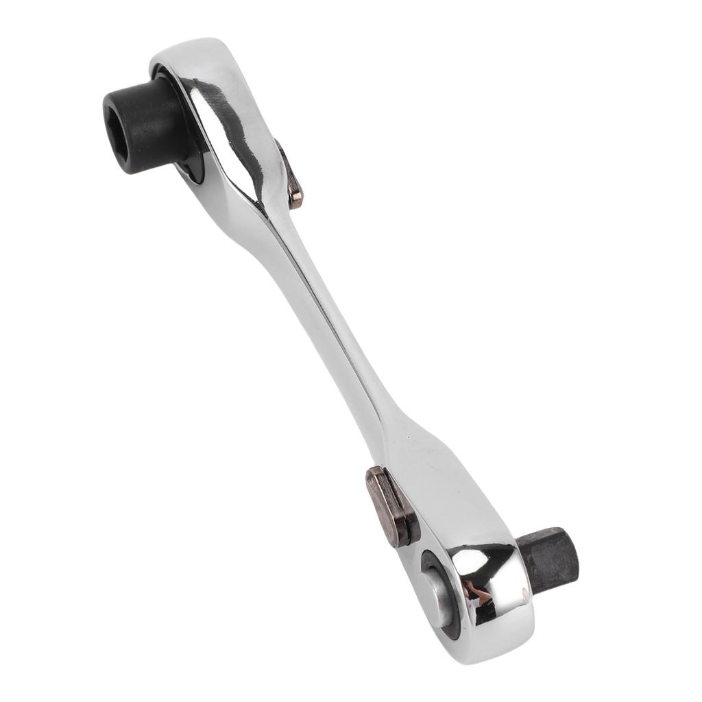 Mini Ratchet Wrench 1 4in Mini Double Headed Combo Dual 72 Tooth Drive Socket Gear Head Screw Driver Bit Rotator