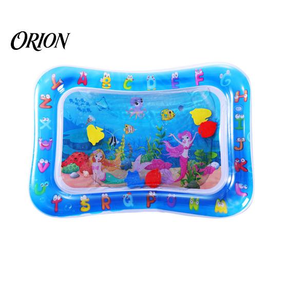 Safe Water Mat for Newborns Inflatable Splash Pad Toddlers, Thickened PVC Outdoor Sprinkler Play Stable Tummy Time Floor Babies, Sensory Toy