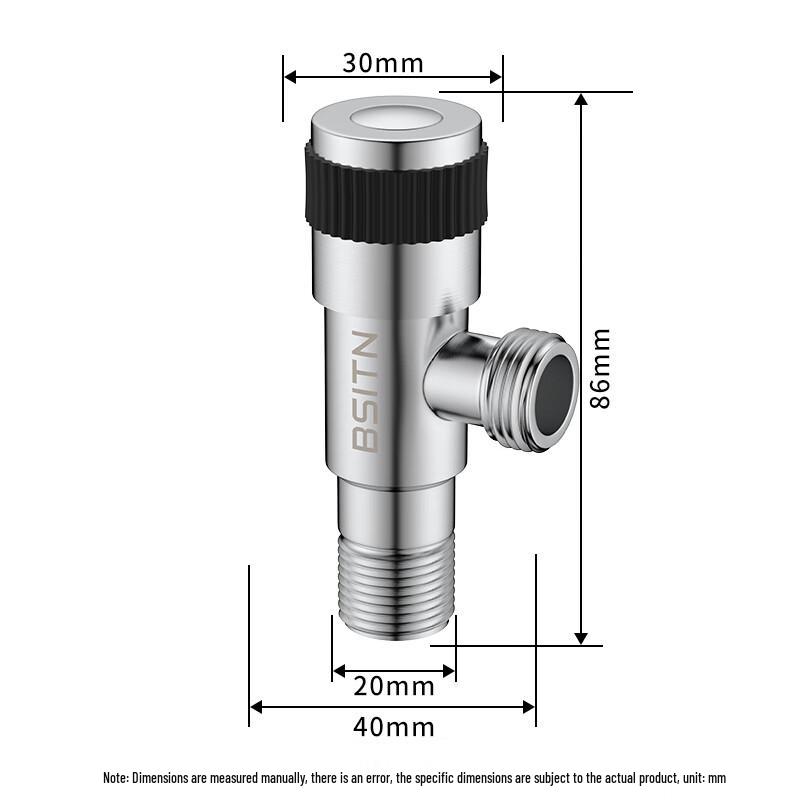 304 Stainless Steel Quick-Open Angle Stop Valve