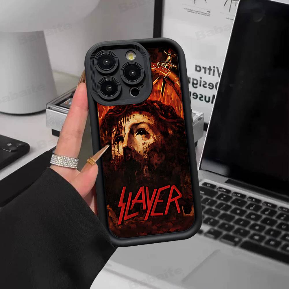 S-Slayers Band Phone Case For IPhone 17 16 15 14 13 12 11 Pro Max Anti Drop Soft Cover