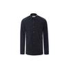 Shirts Men's Ink Blue Pointed Collar Moderate Shirt 40663931