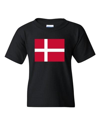 

Denmark Country Flag Europe Danish Nation Patriotic DT Youth Kids T-Shirt Tee Unisex T-Shirt XL