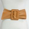 Breite Kunstleder Gürtel Für Damen Y2K Harajuku Stil Dekorative Gürtel High Street Temperament Taillenband Cinturones De Mujer