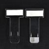 2Pcs Car Vehicle Parking Ticket Permit Card Holder Sticker Clip For Windscreen