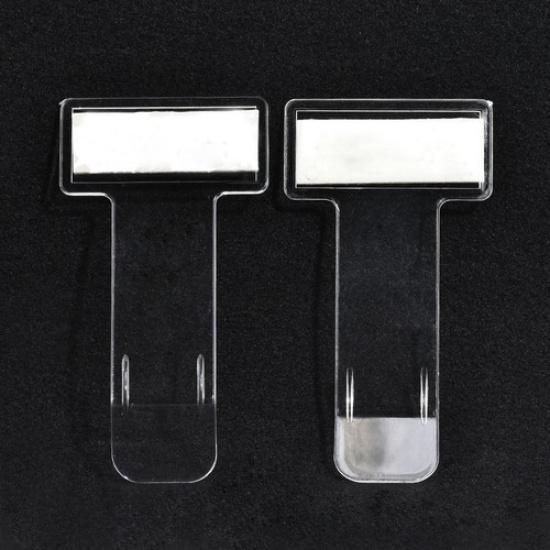 2Pcs Car Vehicle Parking Ticket Permit Card Holder Sticker Clip For Windscreen