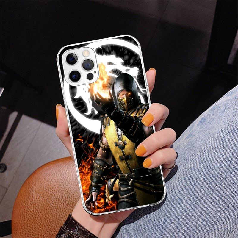Mortal Kombat Phone Case For iPhone 17 Air 16 Pro Max 16E 15 + 14 Plus 11 12 13 Mini 7 8 SE Gift Print Cover Fundas 17 Air 16 Pr