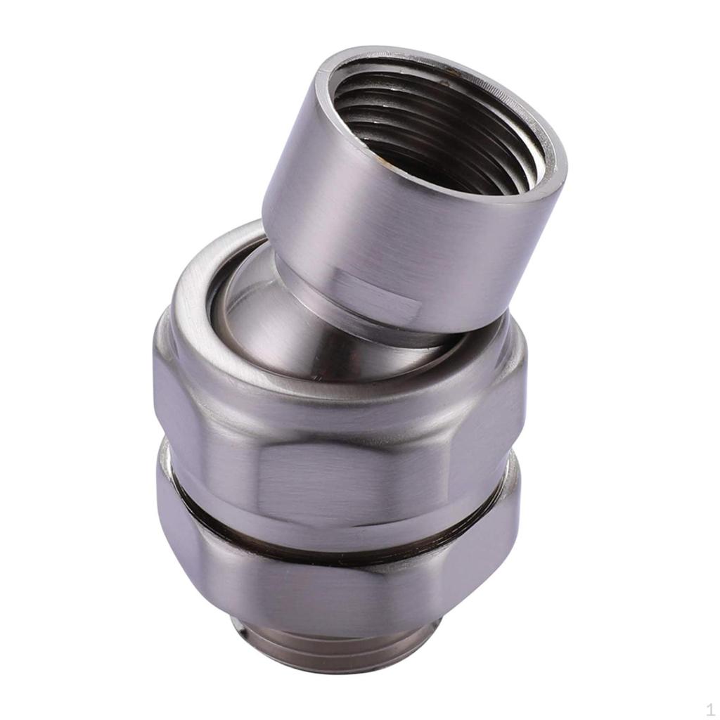 Adaptor cu bilă rotativă al articulației universale a capului de duș,