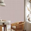 Wallpaper Fabric Pattern Red, Light Gray and White 50x1000