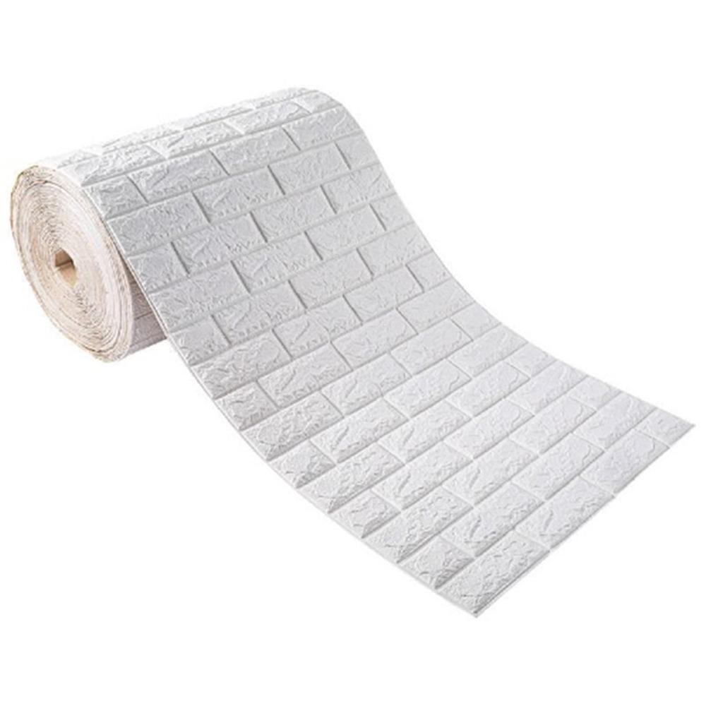 Foam Wall Sticker Self-Adhesive Brick Wallpaper DIY Wallpaper Roll  Background Wall