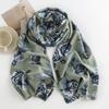 Imitation Cashmere Scarf New Autumn and Winter Fashion Printed Shawl Scarf Women's Medium Length Thickened Warm Scarf