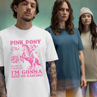Premium Inspired Pony Pink Fun Club Tee | Retro Aesthetic Unisex Shirt Adults