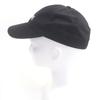 Great CELINE Cap Logo Embroidery Baseball Black Polyester Mens M 2AUS9242N Used