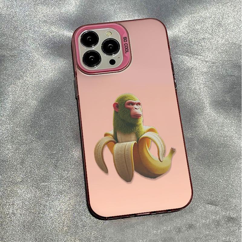 Chimpanzini Bananini Funny Monkey Phone Case For Samsung Galaxy A14 A15 S21 S22 S23 S24 5G FE Plus Ultra A25 A35 A52 A53 A54 A55