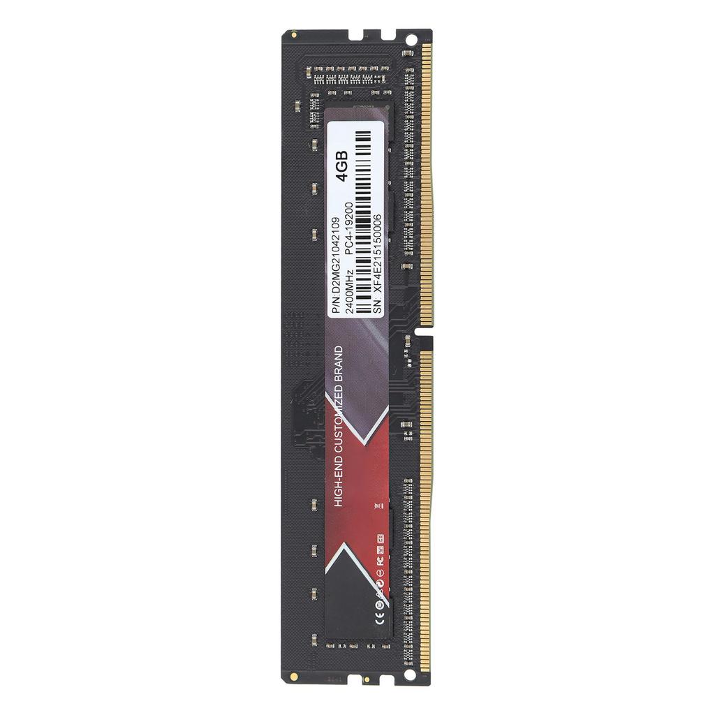 DDR4 RAM Slim Aluminium Hohe Leistung PCB DDR4‑2400MHz PC4‑19200 Desktop-Speicher4GB