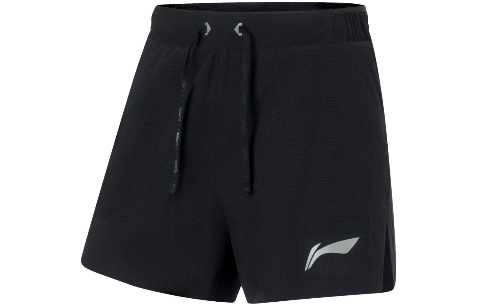 Li Ning Running Collection Sports Shorts Men s Black AAPT031-6 2XL