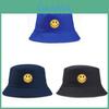 Cotton Embroidered Fisherman Hat With Sun Protection For Summer Beach And Casual Wear