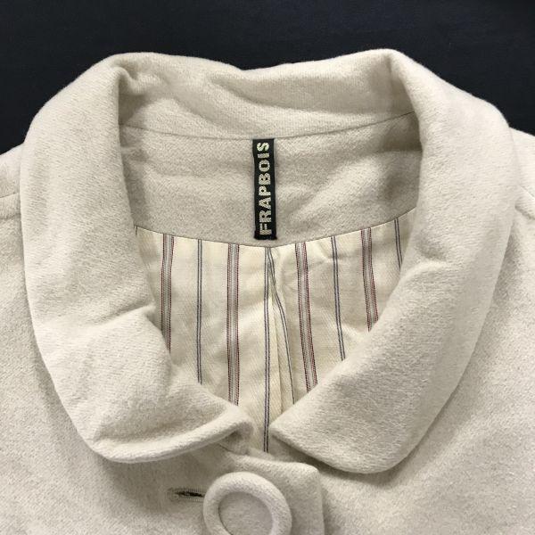 Frapbois Japan Angora Wool Long Coat 1 S Ivory(USED)