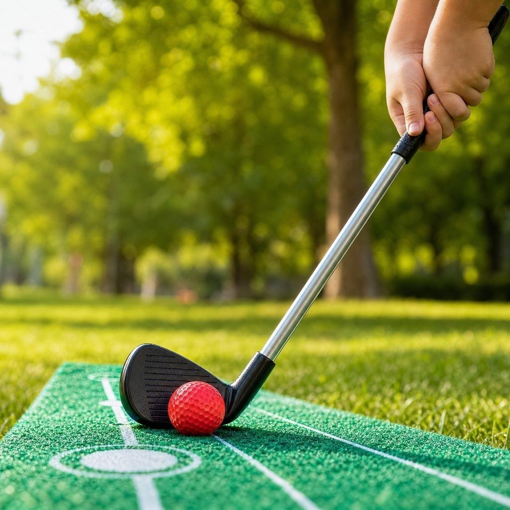 Golf Toy Set Folding Boards for Kids Outdoor Games