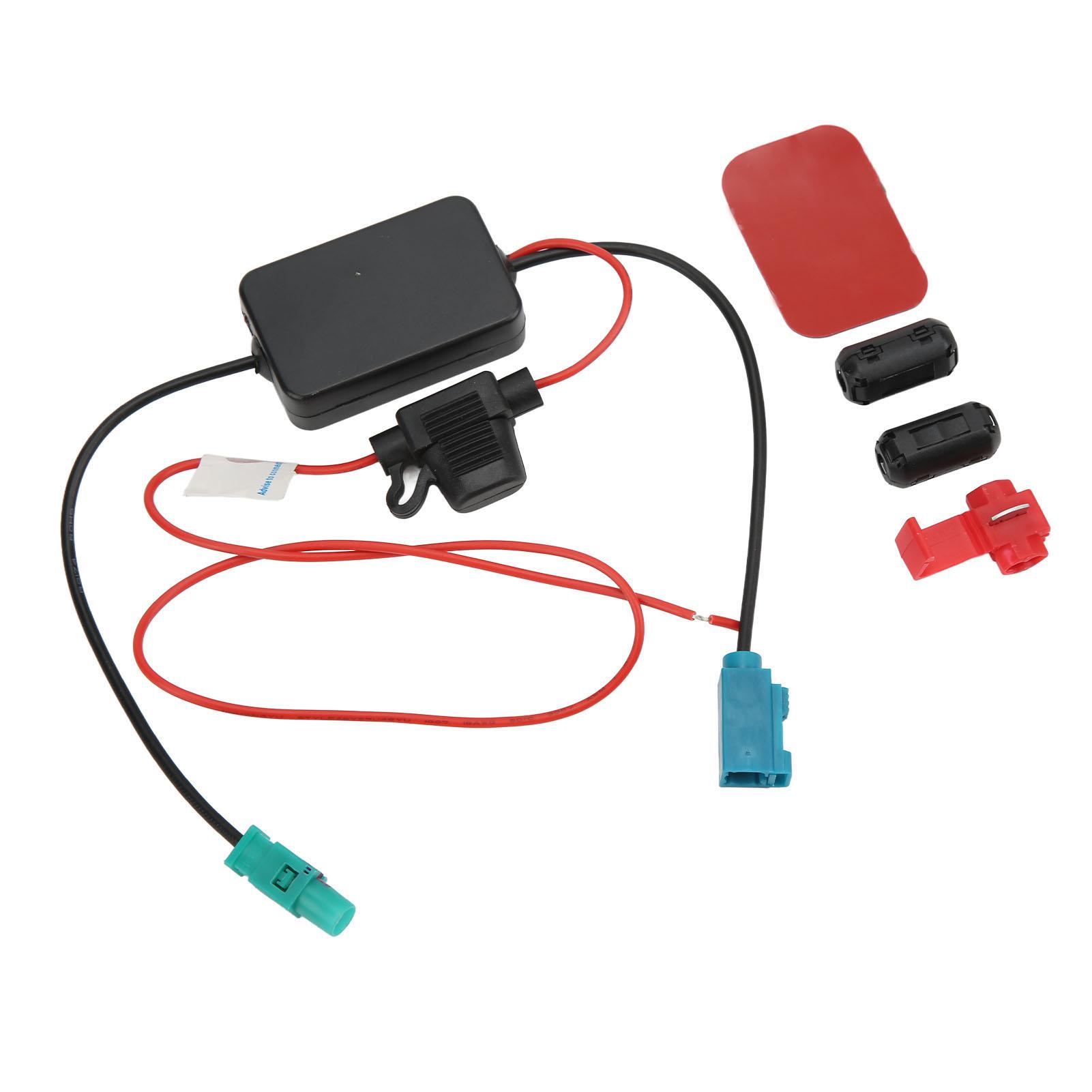 

Усилитель сигнала радиоантенны FAKRA II Интерфейс 12 В 75 Ом AM FM антенный усилитель для автомобилей