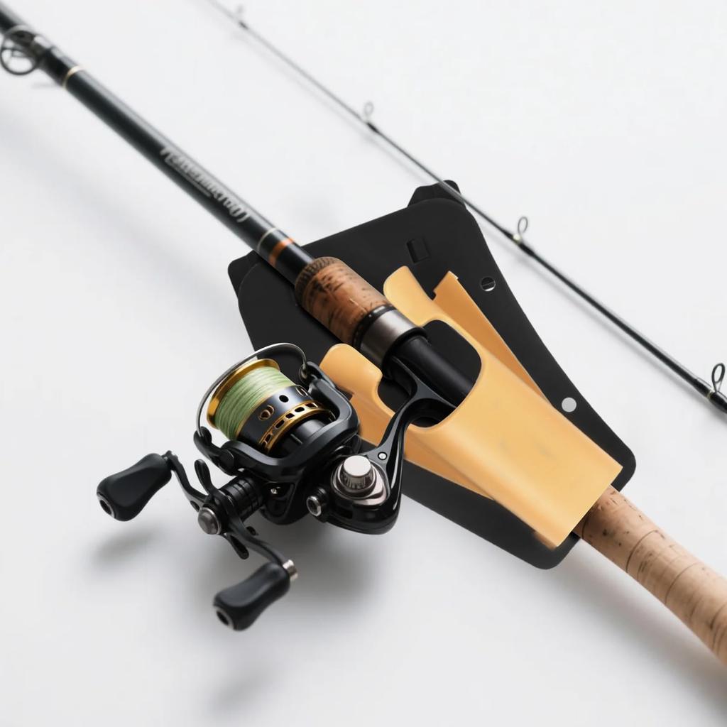 Hands-Free Fishing Rod Belt Holder Portable Waist Rod Holster for Spinning/Casting Rods Fits Most Belts for Shore & Boat Fishing