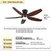 Minimalist Chinese-Style Silent Ceiling Fan with Light & Full Spectrum Eye Protection for Bedrooms & Restaurants