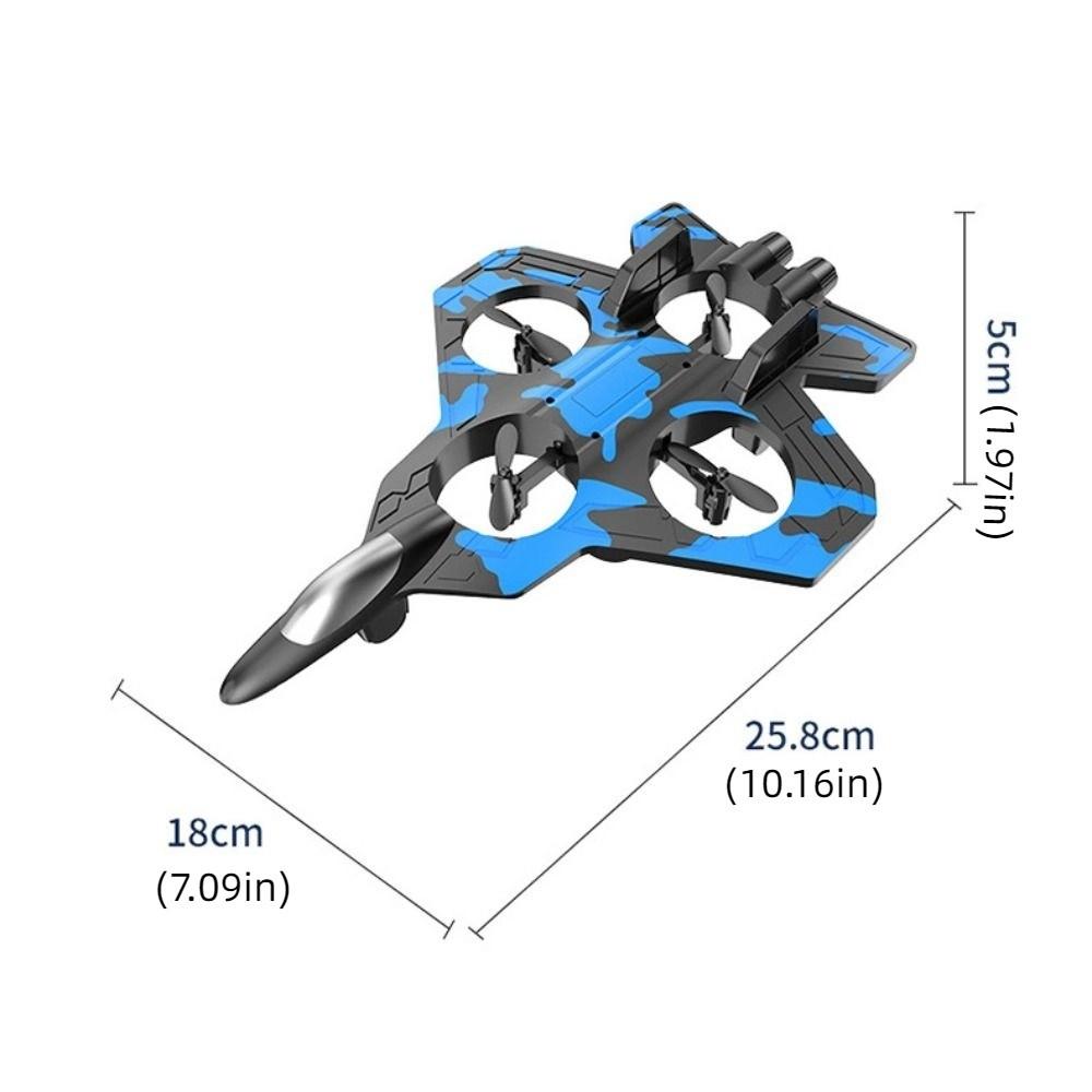 Gravity Sensing Four Motor Helicopter Toy Rechargeable RC Hobby Jet Plane  Kids Gifts