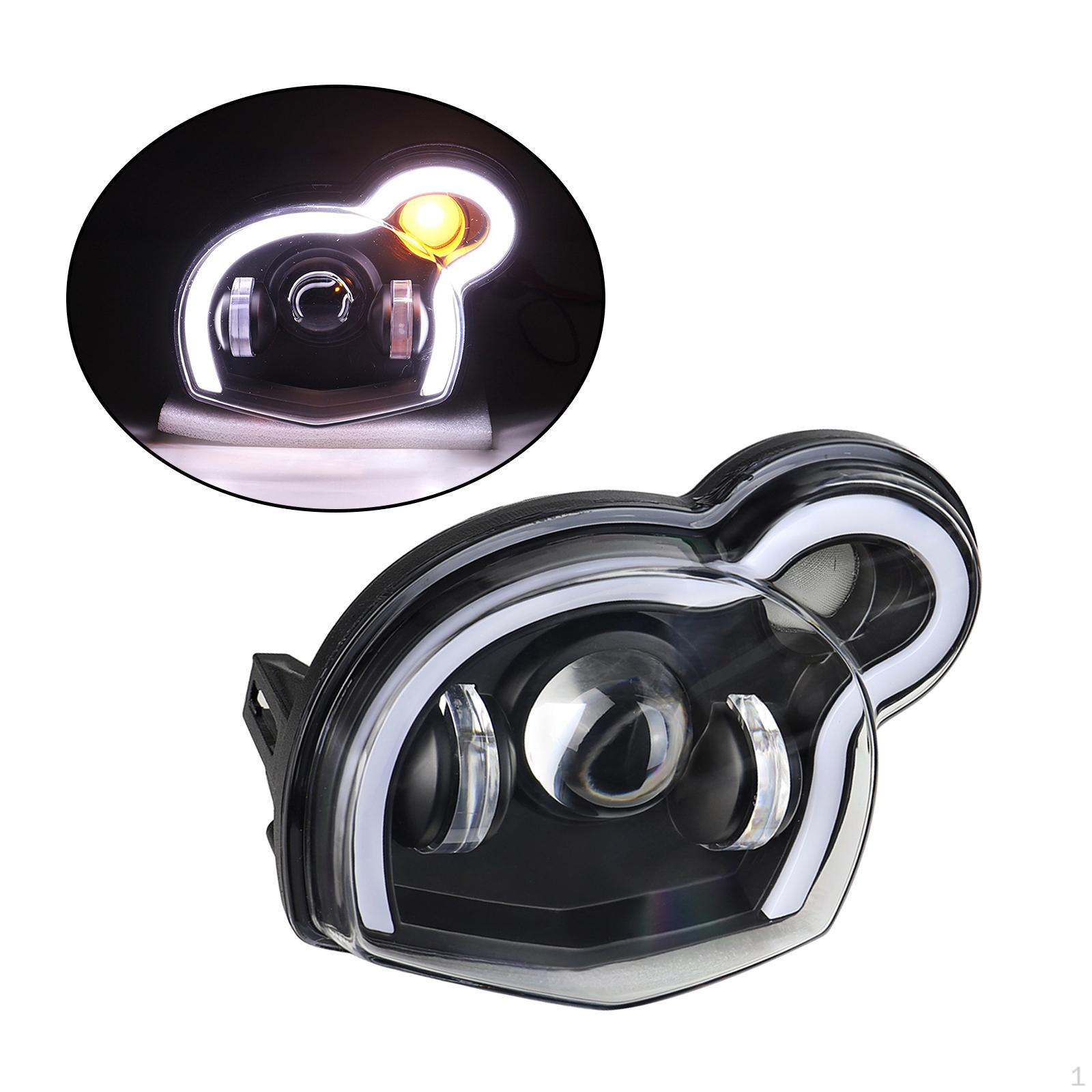 

LED Motorcycle Headlight Assembly Accessories ,Plug and Play ,Repair Parts Waterproof Headlights