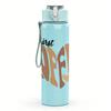 1PC But First Coffee Heart Shape 750ml Color Plastic Sports Water Bottle Leakproof Flip Straw Lid Suitable for Sports Office Home Use