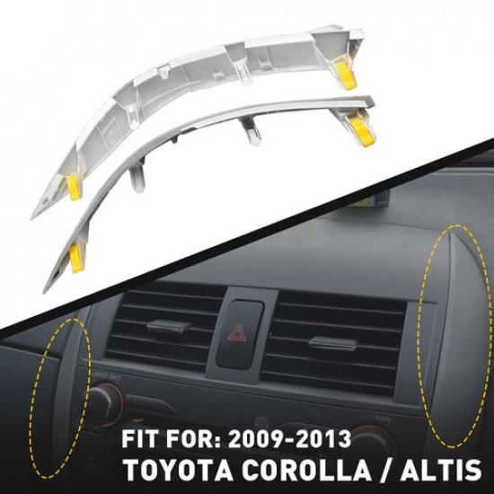 Для Toyota Corolla 2009-2013 Левая+Правая Верхняя Центральная Накладка на Панель Приборов