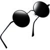 Joopin Retro Small Round Sunglasses Hippie Circle Sun Glasses Polarized UV400 Protection Metal Shades for Men Women