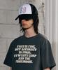 THEVINYLHOUSE Mesh Two Tone Ball Cap White